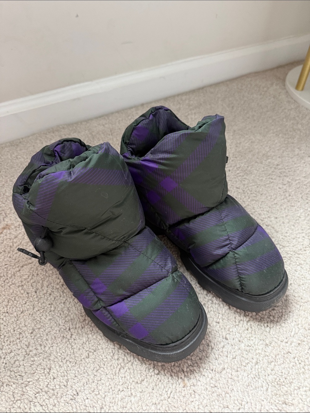 Burberry women boots Daniel Lee design Puffer Slip-On Booties - Picture 1 of 7
